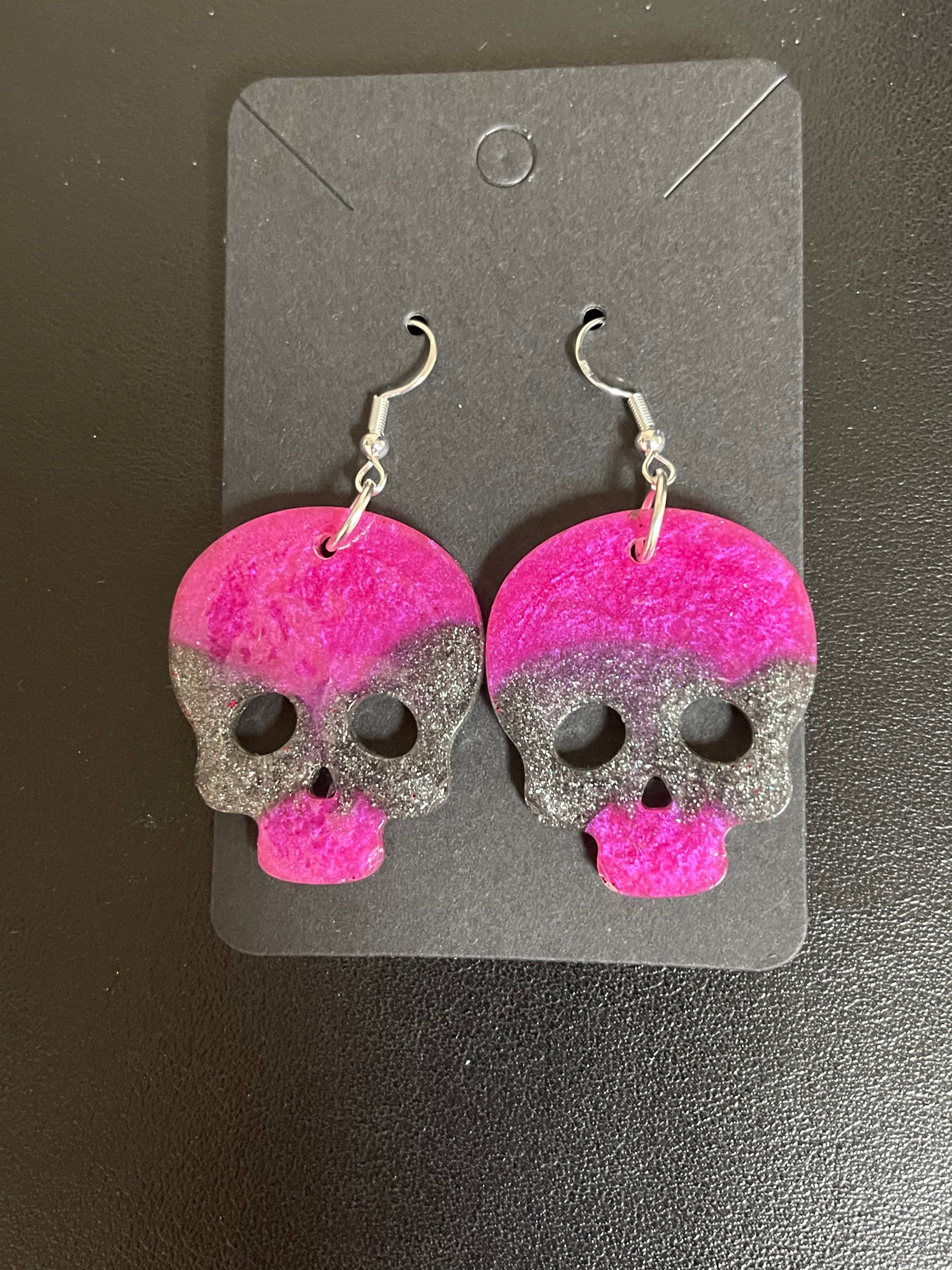 Hot Pink Bunny Car Earrings — Serenity Home & Gifts